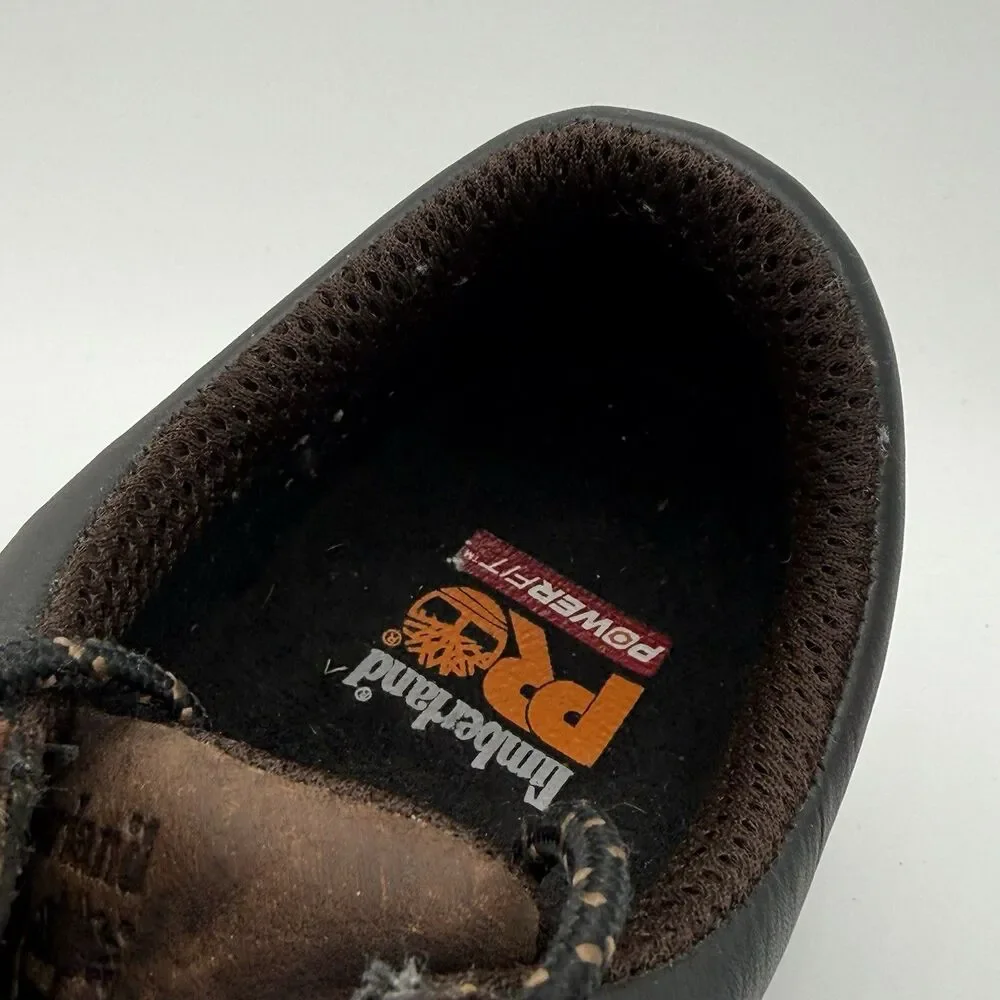 Timberland Pro Stockdale Alloy Safety Toe Waterproof Work Shoes Mens 9.5 M Brown